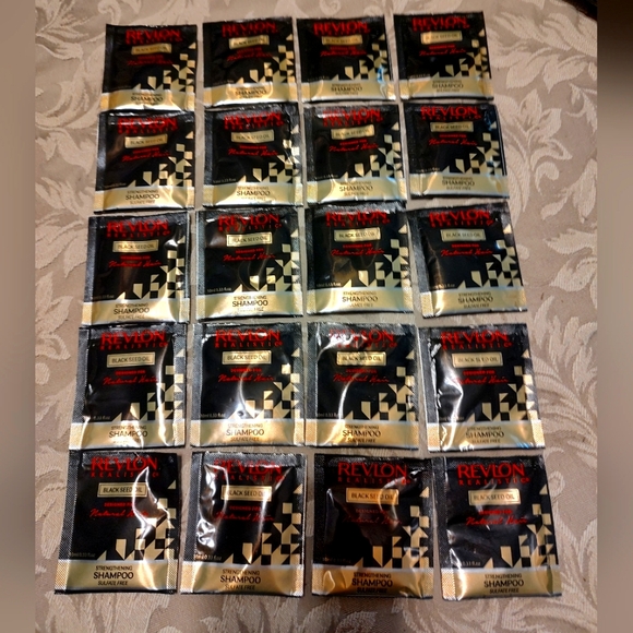 Revlon Black Seed Oil Other - 🖤 Shampoo Sample Set of 20 - Revlon Realistic Black Seed Oil Strengthening 10ml